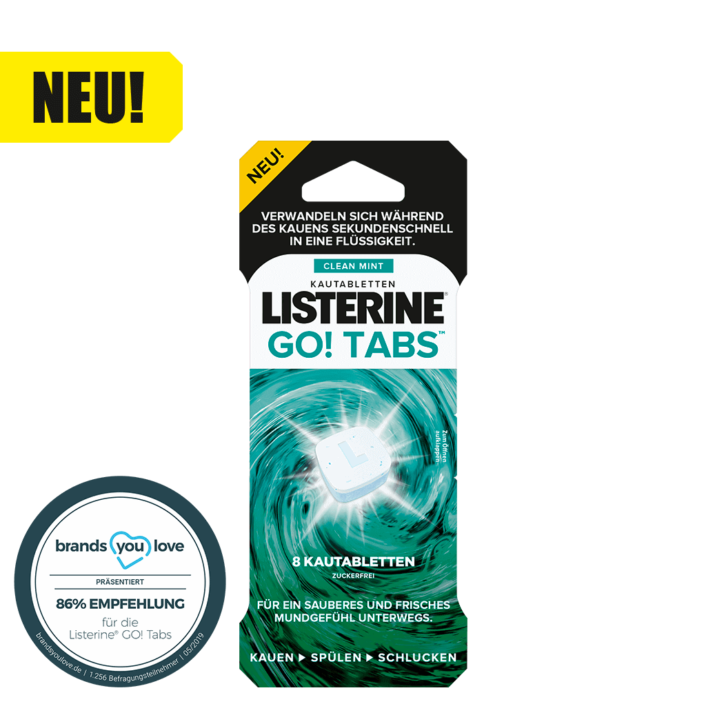 Listerine Go Tabs™ Listerine® Für Die Umfassende Mundpflege Listerine 3870