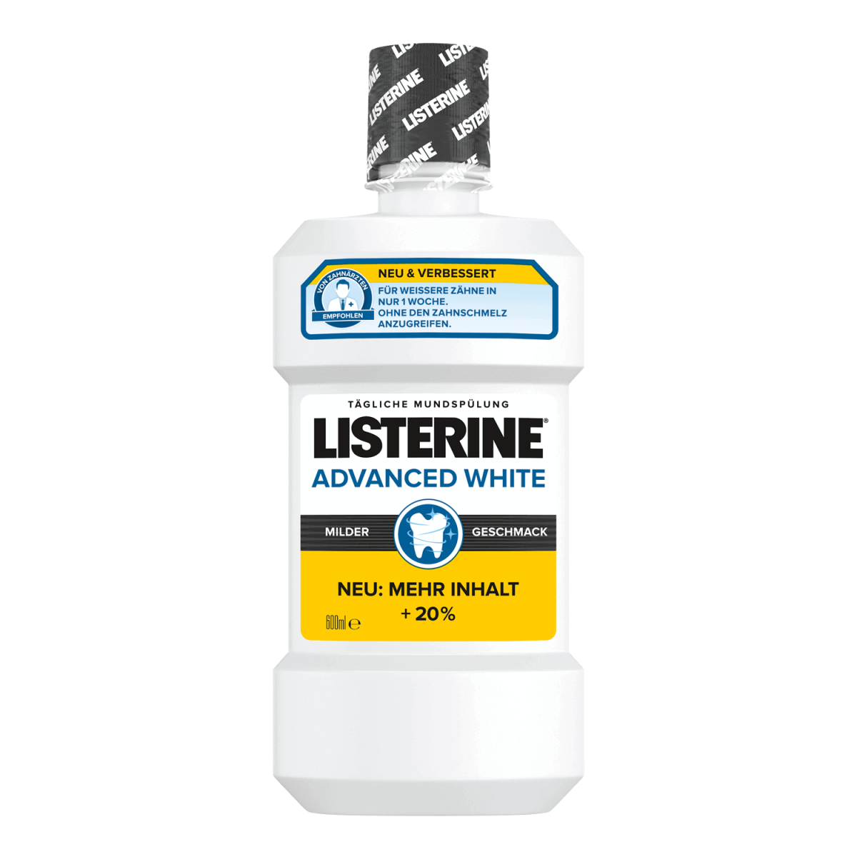 Listerine Advanced White Mundspulung Fur Weissere Zahne
